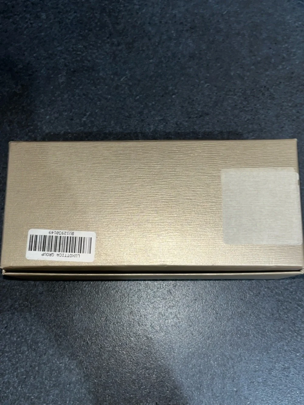 Versace Metallic Gold Logo Glasses Box